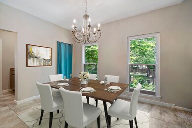 Virtually Staged: This dining is bright thanks to