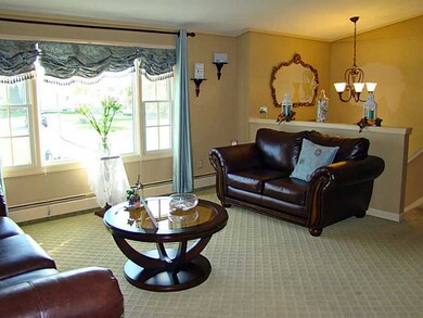 Living Room. Large picture window fills the room w