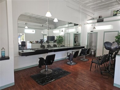 hair cutting stations and drying stations