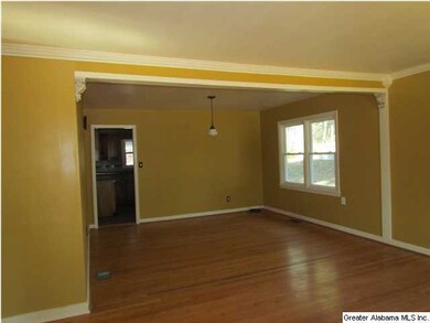 Living Room Dining Room with hardwoods