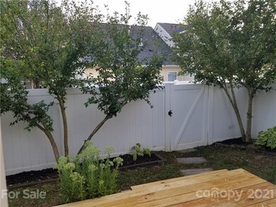 Fenced back yard