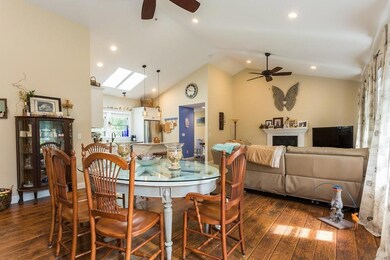 With the dining room, living room,...