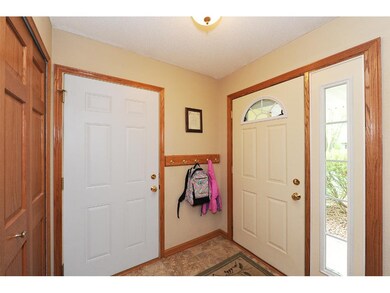 Inviting front entry with large closet!
