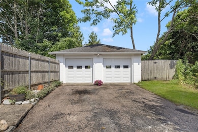 Detached oversized two car garage!
