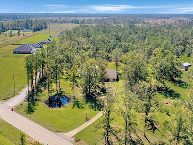 aerial view of land