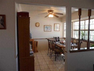 Dining Room. dining room overlooks back