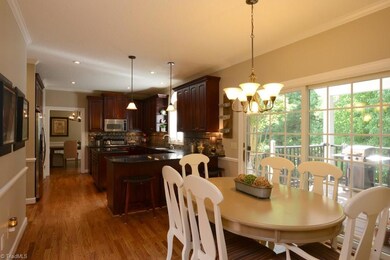 Open kitchen with breakfast room!