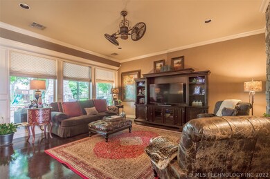 Gorgeous Stained Concrete and Custom Shades in the