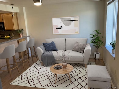 Virtually staged to show potential.