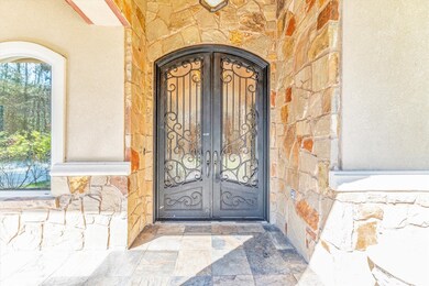 Lovely front door and patio