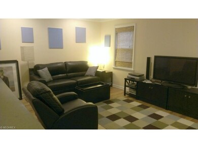 Newly refinished hardwood floors and crown molding