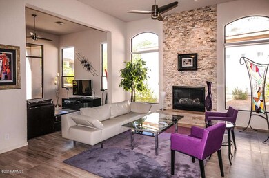 Formal Living Area W/ Fireplace