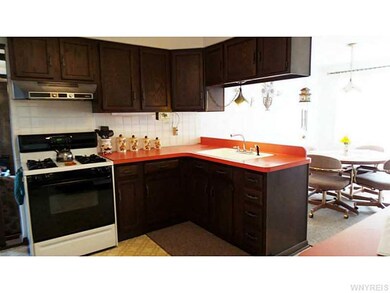 Kitchen. Retro style throughout.  Looks like the h
