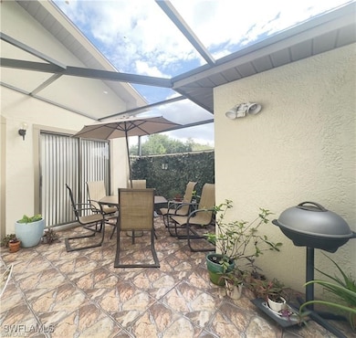 View of patio