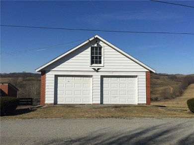 The two car attached garage