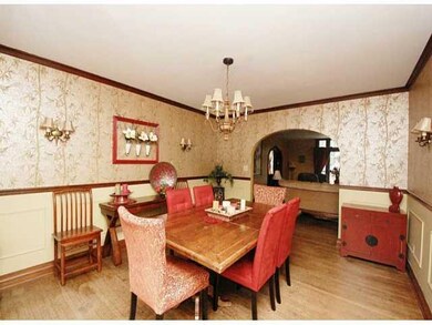 Dining Room. Hardwood floors throughout add to the