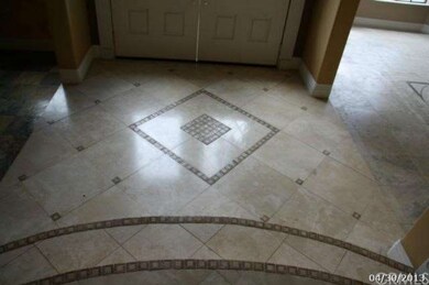Entry tile floor