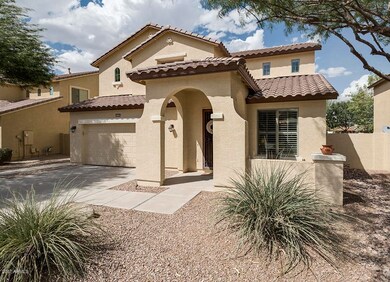 Covered Front porch with Patio