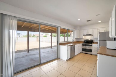 Oversized slider to Covered Patio