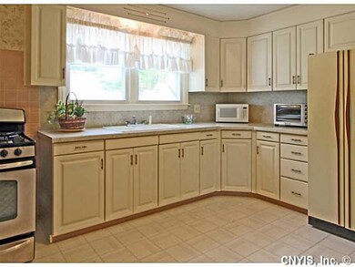 Kitchen Updated kitchen has space for a table