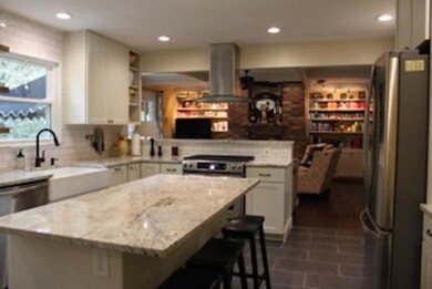 kitchen to family room