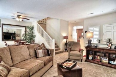 Living Room with panel doors and custom window shu