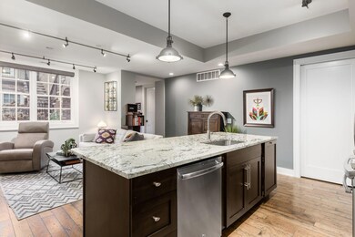 Kitchen + Living Room