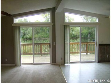 Living Room Living Room/Dining Room with a View of