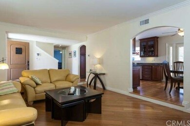 Alternate view of spacious step down living room. 