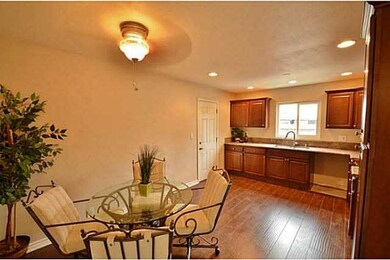 Beautiful kitchen with new cabinets and granite.