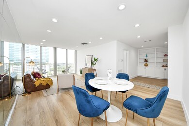 From this angle, you can see the flex space—perfec