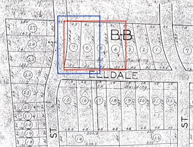 Original plat from 1959 - this listing is for lot 6 and 7