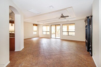 Great Room with Coffered Ceilings