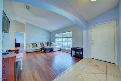 foyer open to living room
