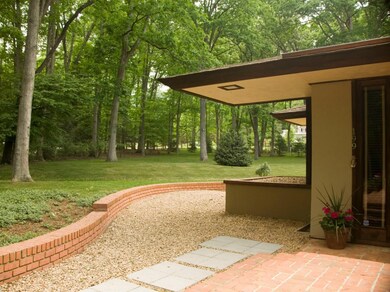 patio view to adjacent lot