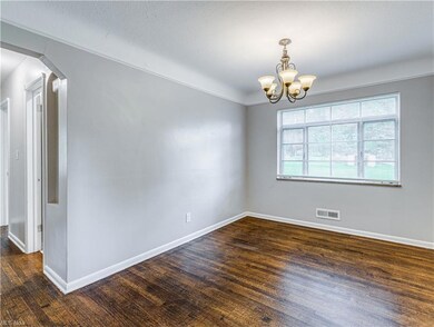 View of hardwood floored empty room