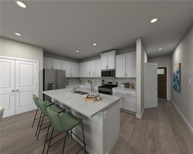 Photo is not of the actual home, but is an inspirational photo of builder’s model home and may depict options, furnishings, and/or decorator features that are not included