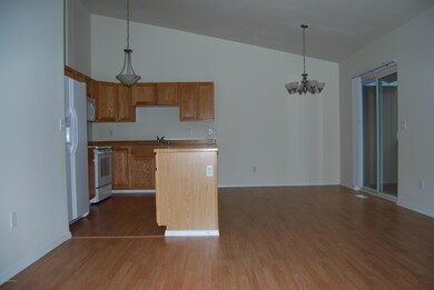 Open floor with new woodfloor