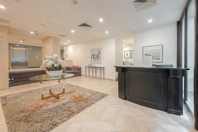 View of the lobby as you enter.  Concierge desk is