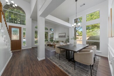 Open floor plan in living/dining for easy entertaining.