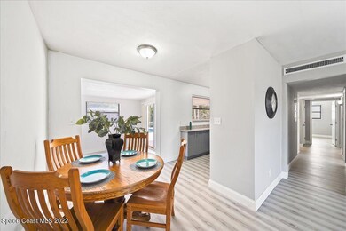 Dining area and kitchen
