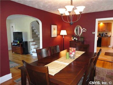 Dining Room. View of dining room, to the left is t