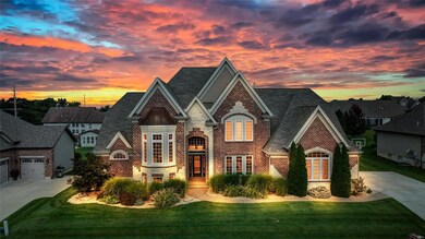 Elegant brick & stone elevation!