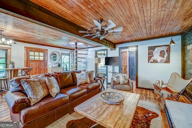 Designer Touches Throughout - Custom wood accents and fixtures elevate this cozy mountain interior.