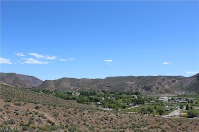 Viewing Northeast over the hillside and the city of Caliente.