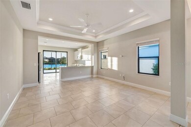 Family room (perspective from the dining room)