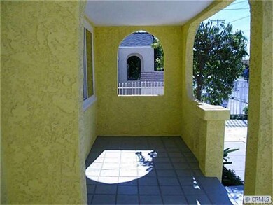 Over-sized, covered porch