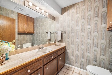 1/2 powder room at front of home