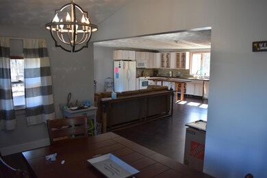 Open Living Dining Kitchen Space