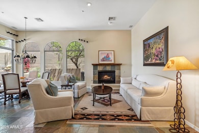 Living Room w/ Gas Fireplace